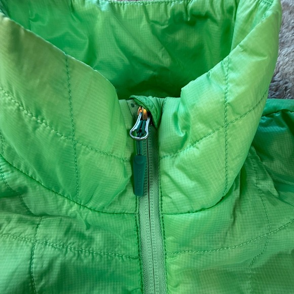 Marmot Puffer Jacket Medium Quilted Lightweight Bright Lime Green Outdoor - Picture 16 of 16